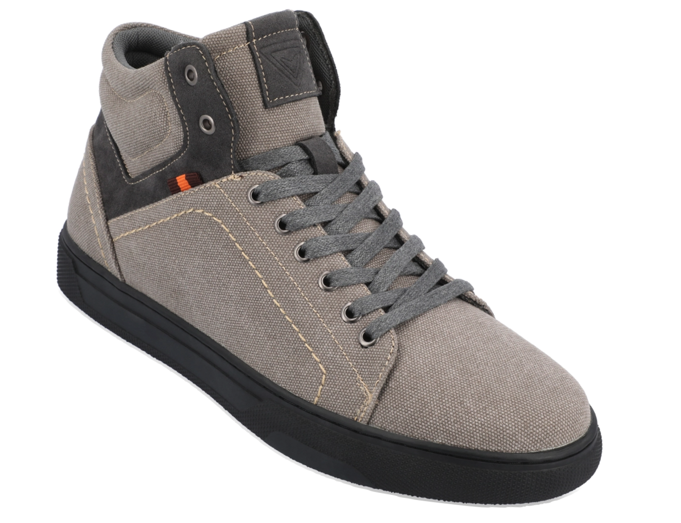Vance Co. Justin High Top Sneaker - Light Grey